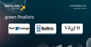 green award finalists Portxchange Builtix Vaayu european digital sme award